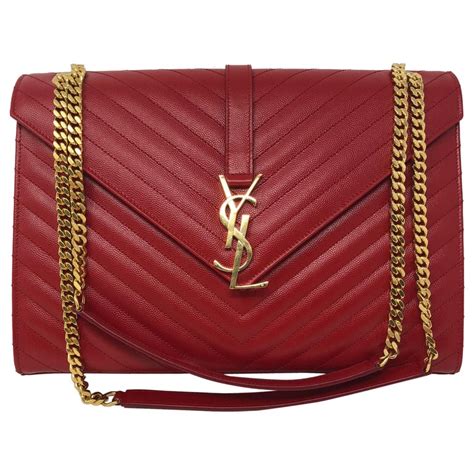 red bag ysl|ysl bags red color.